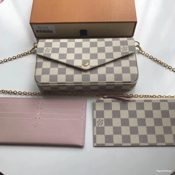 Felicie Damier N63106 Vuitton Bag Pochette Louis 0825